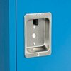 Global Industrial Double Tier Locker, 12x12x36, 6 Door Ready To Assemble, Blue 254124BL